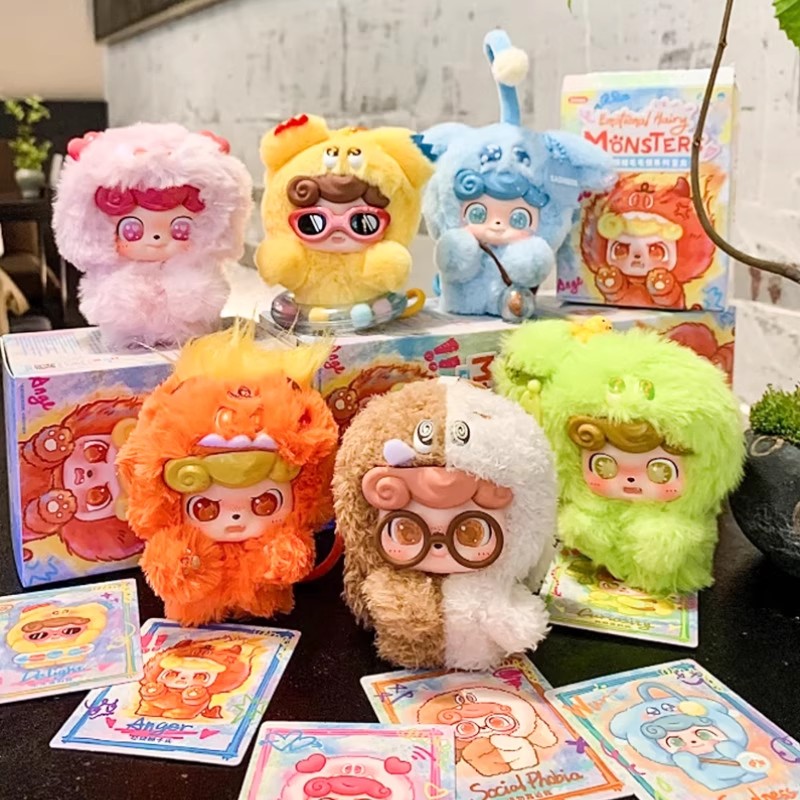 Q.Kid Emotionele Harige Monste - Anime Action Figure Blind Box recensie en prijs