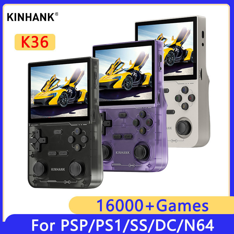 KINHANK K36 Retro Handheld Vid - Retro Handheld Game Console R36S recensie en prijs